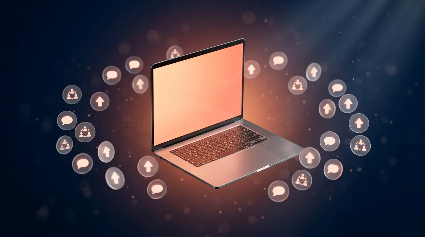 Beginner learning how to use Reddit on a laptop and phone